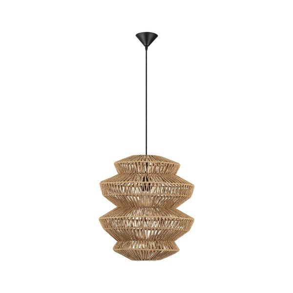 Lampa wisząca z liny w naturalnym kolorze ø 40 cm Nua – Nova Luce