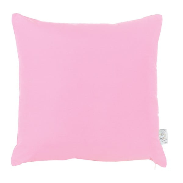Różowa poszewka na poduszkę Mike & Co. NEW YORK Basic, 43x43 cm