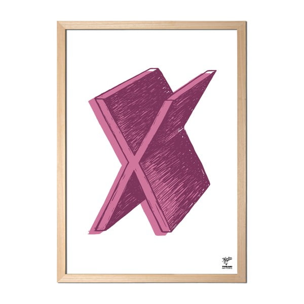 Plakat X designed by Karolina Stryková