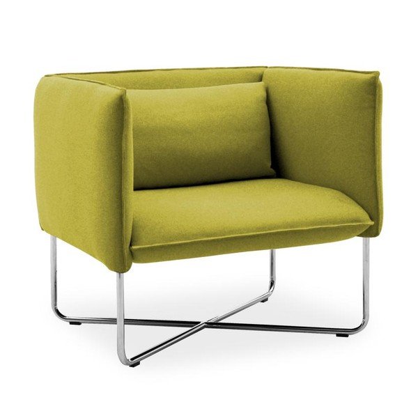 Żółty fotel Softline Groove-image-2