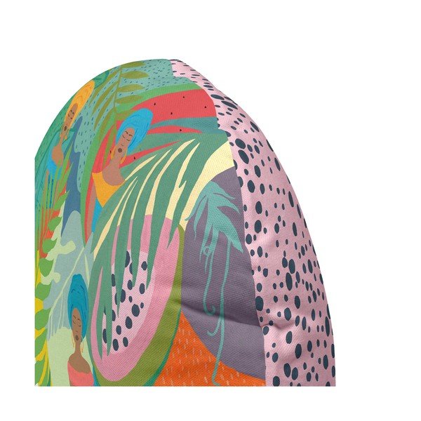 Bawełniana poduszka dwustronna HF Living Zuly Jungle, ⌀ 50 cm-image-2