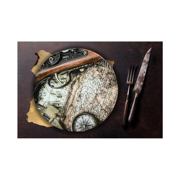 Talerz ceramiczny Keramika Travel, ⌀ 25 cm-image-1