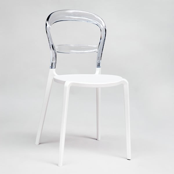 Krzesło Thalassa Transparent/White