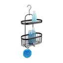 Czarny koszyk ścienny Wenko Classic Plus 2 Tier Caddy