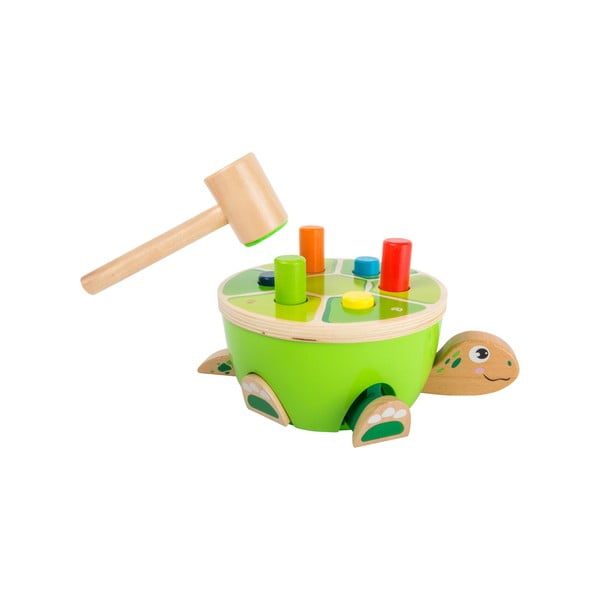 Dziecięca gra zręcznościowa Legler Turtle Hammering