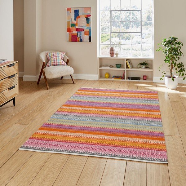 Bawełniany dywan tkany ręcznie 120x170 cm Cascade Bright Multi – Think Rugs-image-1