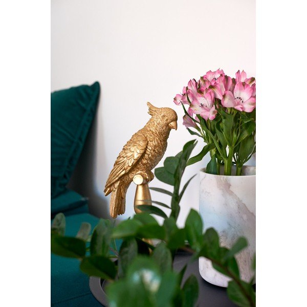 Figurka w kształcie papugi w kolorze złota PT LIVING Cockatoo, wys. 40 cm-image-1
