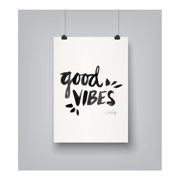 Plakat Americanflat Good Vibes by Cat Coquillette, 30x42 cm