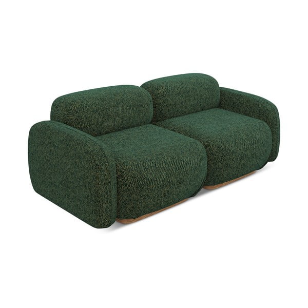 Ciemnozielona sofa modułowa 190 cm Ailani – Makamii-image-2