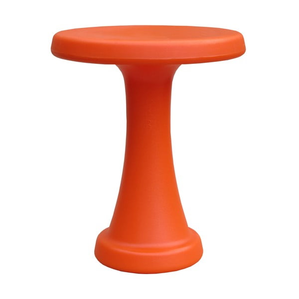 Pomarańczowy stołek OneLeg, 32cm