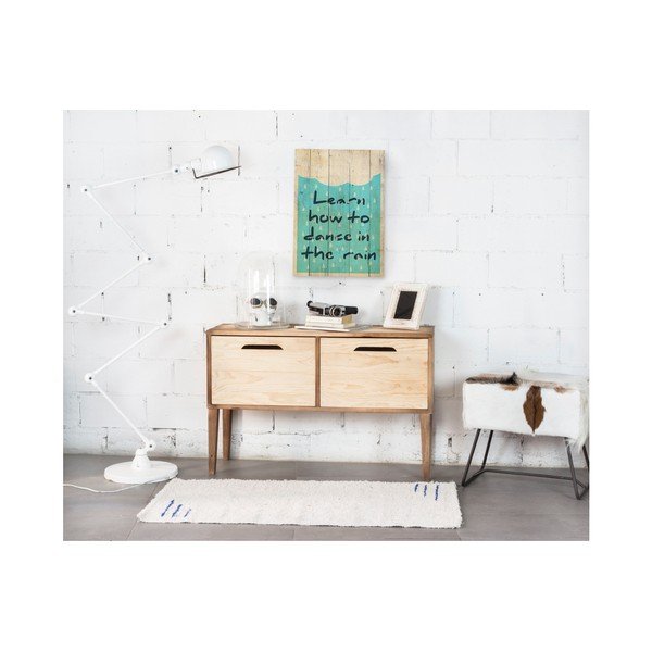 Tabliczka ścienna z drewna sosnowego Really Nice Things Learn-image-1
