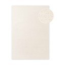 Kremowy wełniany dywan tkany ręcznie 160x230 cm Puristic Knots – Elle Decoration