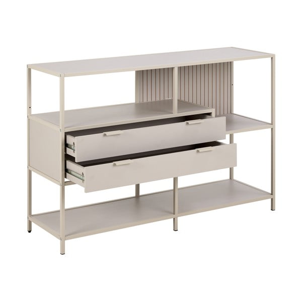 Szary regał 114x78x35 cm Seaford – Actona-image-2