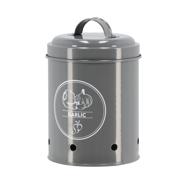 Stalowy pojemnik na cebulę i czosnek Secret Du Potager – Esschert Design-image-1