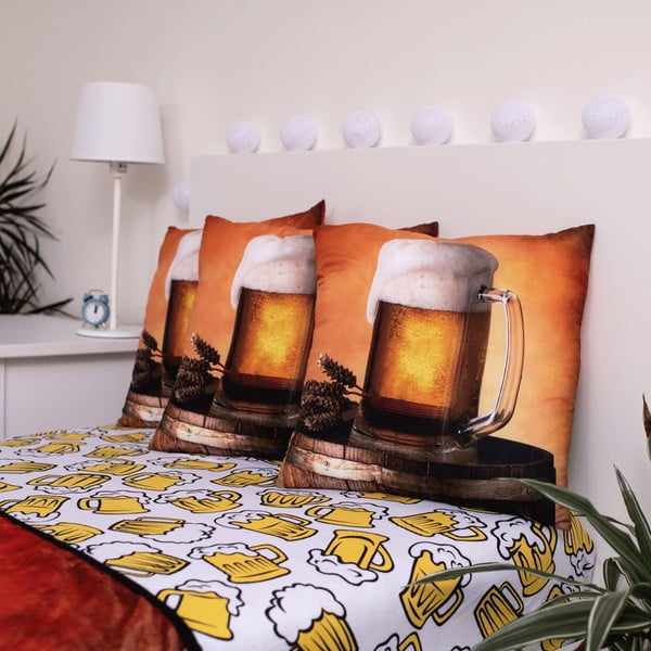 Poduszka dekoracyjna 40x40 cm Beer – Jerry Fabrics-image-2