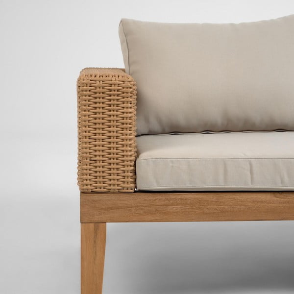 Sofa ogrodowa z beżową poduszką Kave Home Acae-image-1