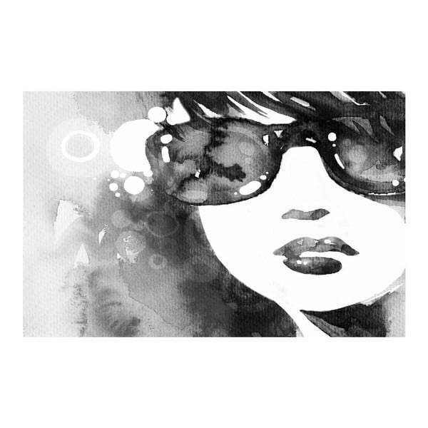 Obraz Black&White Sunglasses, 45x70 cm
