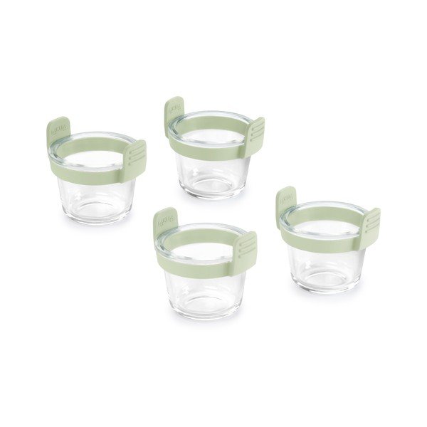 Szklane formy do pieczenia zestaw 4 szt. ø 9,5 cm – Lékué