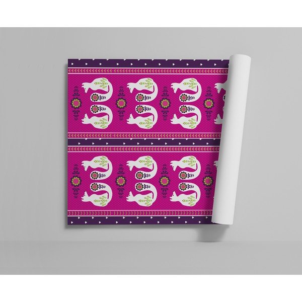 Tapeta flizelinowa Białe lisy-image-1