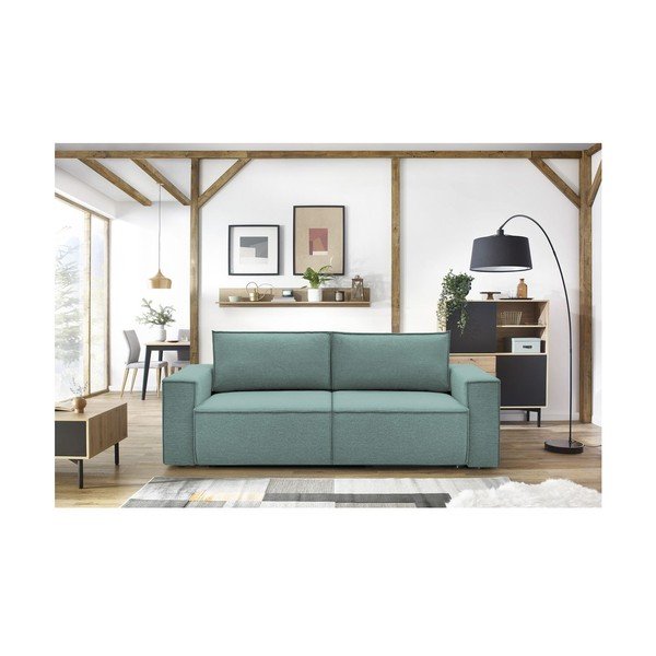 Jasnoniebieska sofa 245 cm Nihad – Bobochic Paris-image-1