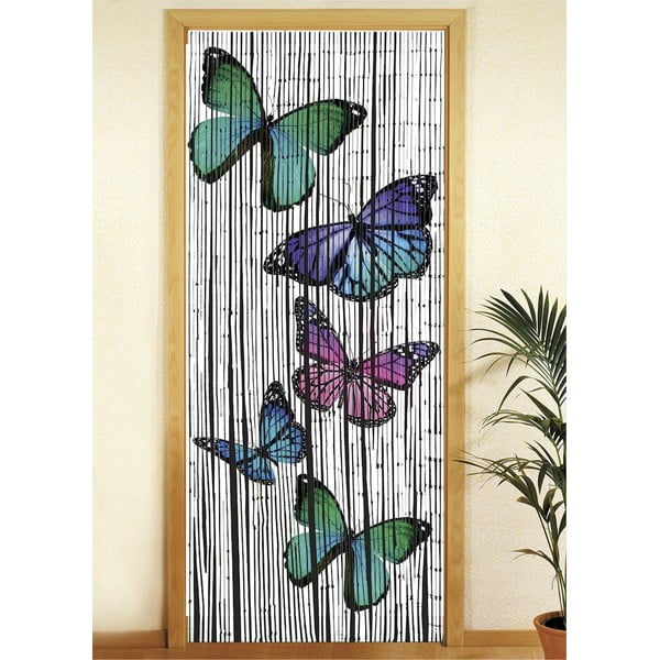 Bambusowa zasłona do drzwi 200x90 cm Butterflies – Maximex-image-1