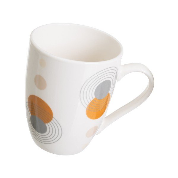 Białe kamionkowe kubki zestaw 4 szt. 350 ml Sunset – Casa Selección-image-1