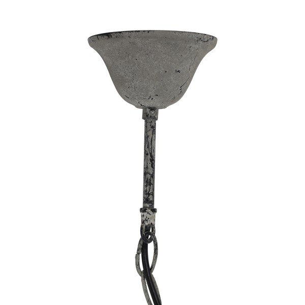 Biała lampa wisząca z metalowym kloszem ø 36 cm Luna – Light & Living-image-3