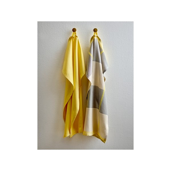 Bawełniane ścierki zestaw 2 szt. 50x70 cm Blocks – Södahl-image-1