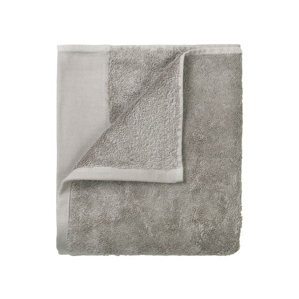 Zestaw 4 szarych ręczników Blomus, 30x30 cm
