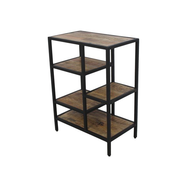 Regał z drewna mangowca HSM collection Levels, wys. 80 cm-image-2
