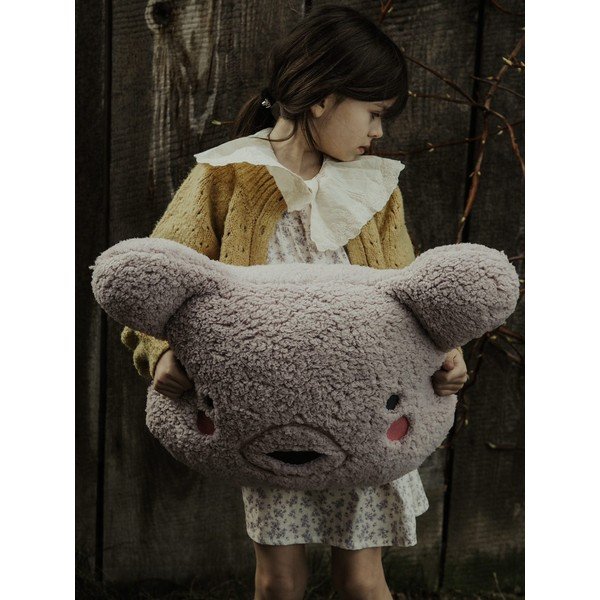 Poduszka dziecięca z mikropluszu Bear – Malomi Kids-image-2