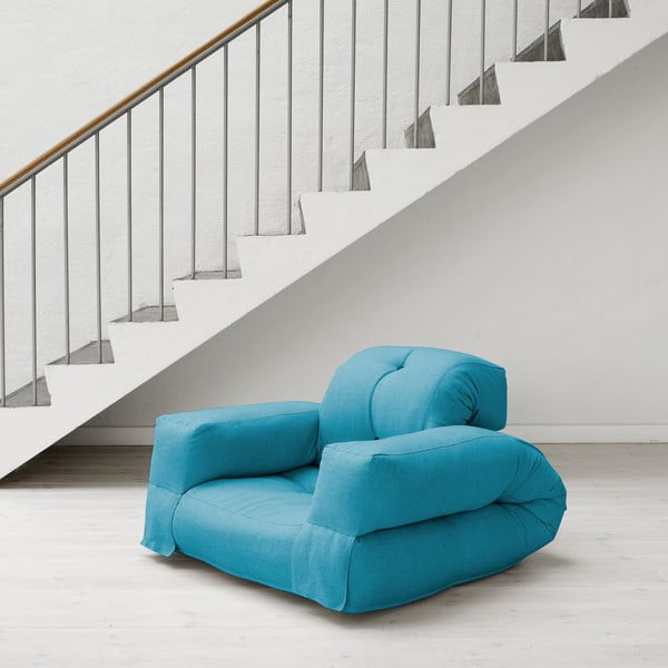 Fotel rozkładany Karup Hippo Horizon Blue