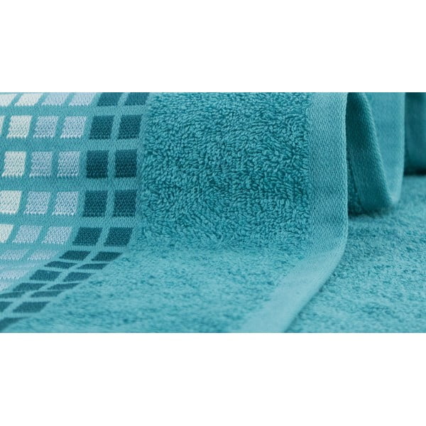 Niebieski bawełniany ręcznik 50x100 cm Darwin – My House-image-1