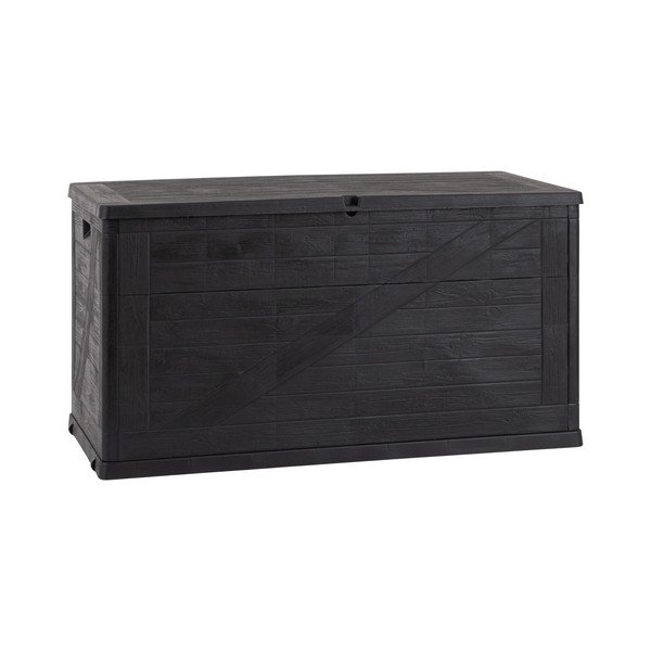Antracytowa skrzynia ogrodowa Wood – Toomax