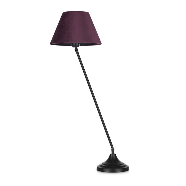Czarno-fioletowa lampa stołowa Markslöjd Garda