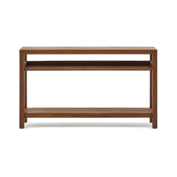 Konsola z litego drewna tekowego 35x140 cm Sashi – Kave Home-image-3
