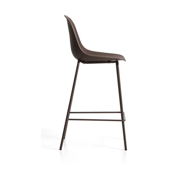 Brązowy metalowy/plastikowy hoker ogrodowy Quinby – Kave Home-image-4