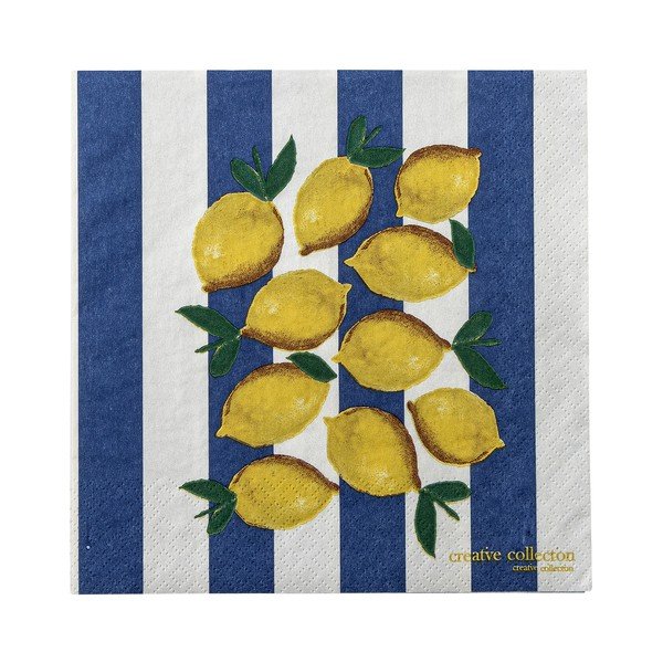 Papierowe serwetki zestaw 20 szt. 33x33 cm Limone – Bloomingville-image-3