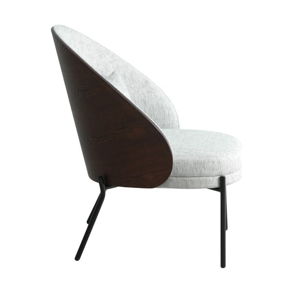 Jasnoszary fotel Canelas – House Nordic-image-2