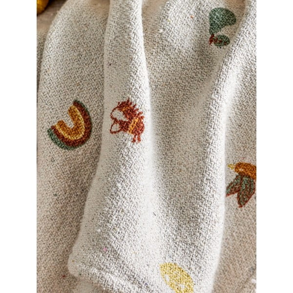 Biały koc dziecięcy 80x100 cm Agnes – Bloomingville Mini-image-2