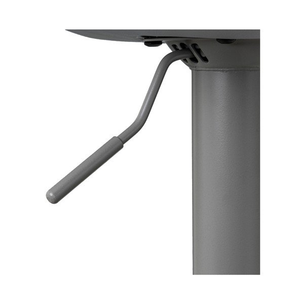 Szare hokery z imitacji skóry z regulowaną wysokością zestaw 2 szt. (wysokość siedziska 56,5 cm) – Casa Selección-image-3