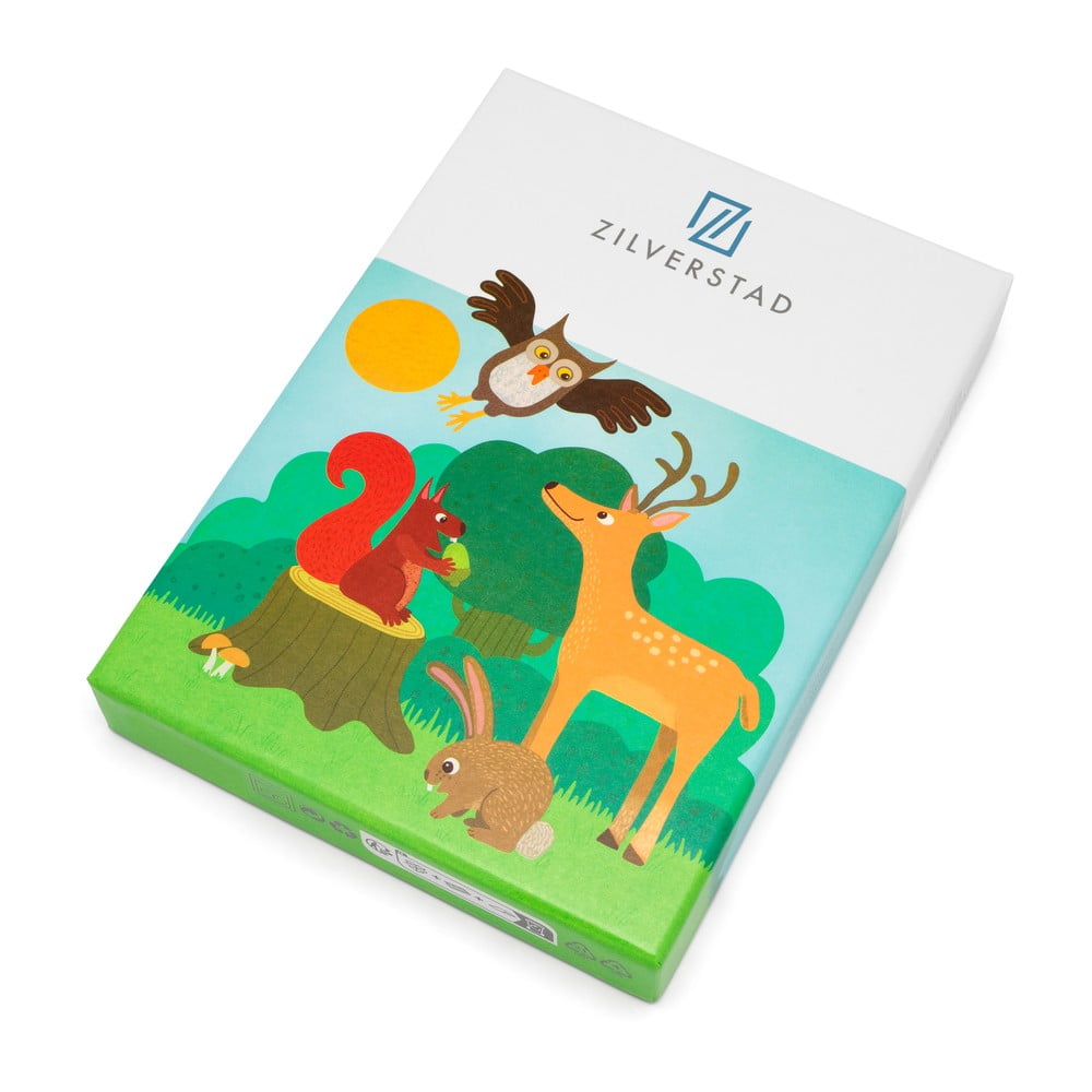 Sztućce dla dzieci ze stali nierdzewnej w kolorze srebra 4 szt. Forest Animals – Zilverstad (zdjęcie 8)