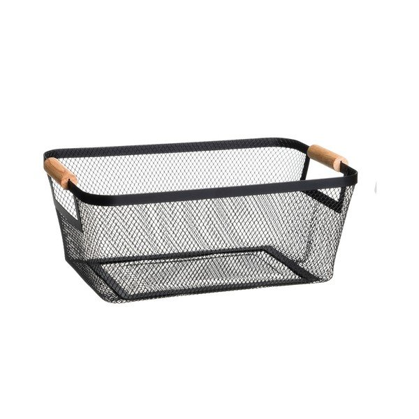 Metalowe koszyki druciane zestaw 2 szt. 33x21x14 cm – Casa Selección-image-3