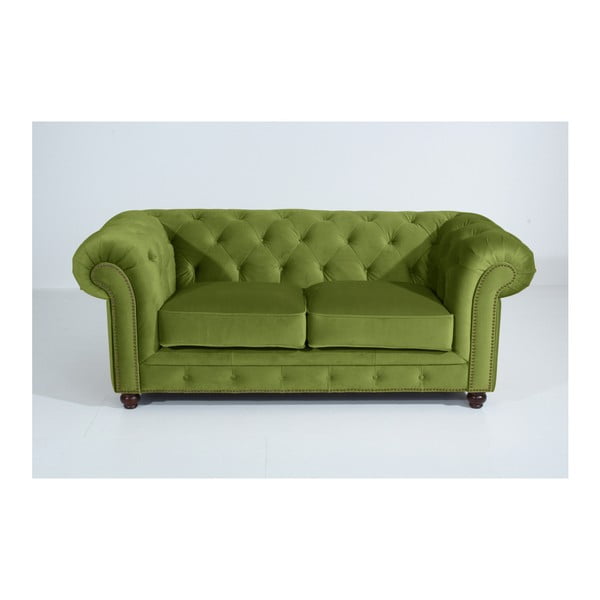 Zielona sofa Max Winzer Orleans Velvet, 196 cm
