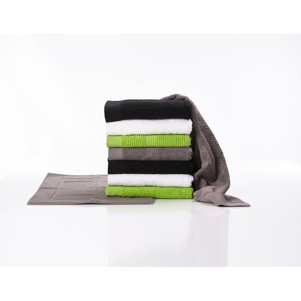 Czarny ręcznik Zone, 100x50 cm-image-1