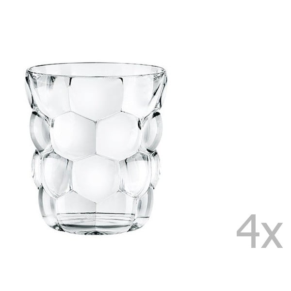 Zestaw 4 szklanek do whisky ze szkła kryształowego Nachtmann Bubbles, 330 ml