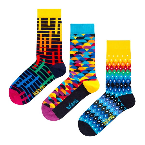 Podarunkowy zestaw skarpet Ballonet Socks Color, rozmiar 41-46
