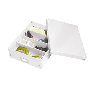 Białe pudełko z przegródkami Click&Store – Leitz
