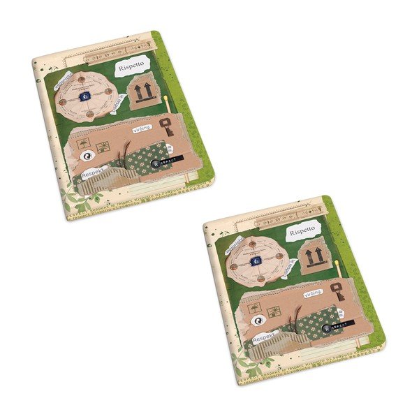 Zeszyty zestaw 192 str. w formacie A6 2 szt. Rispetto – Kartos-image-1