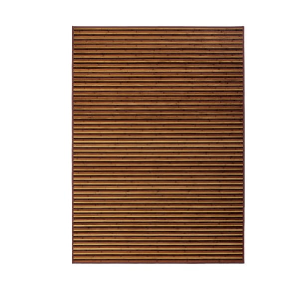 Musztardowo-brązowy bambusowy dywan 180x250 cm – Casa Selección